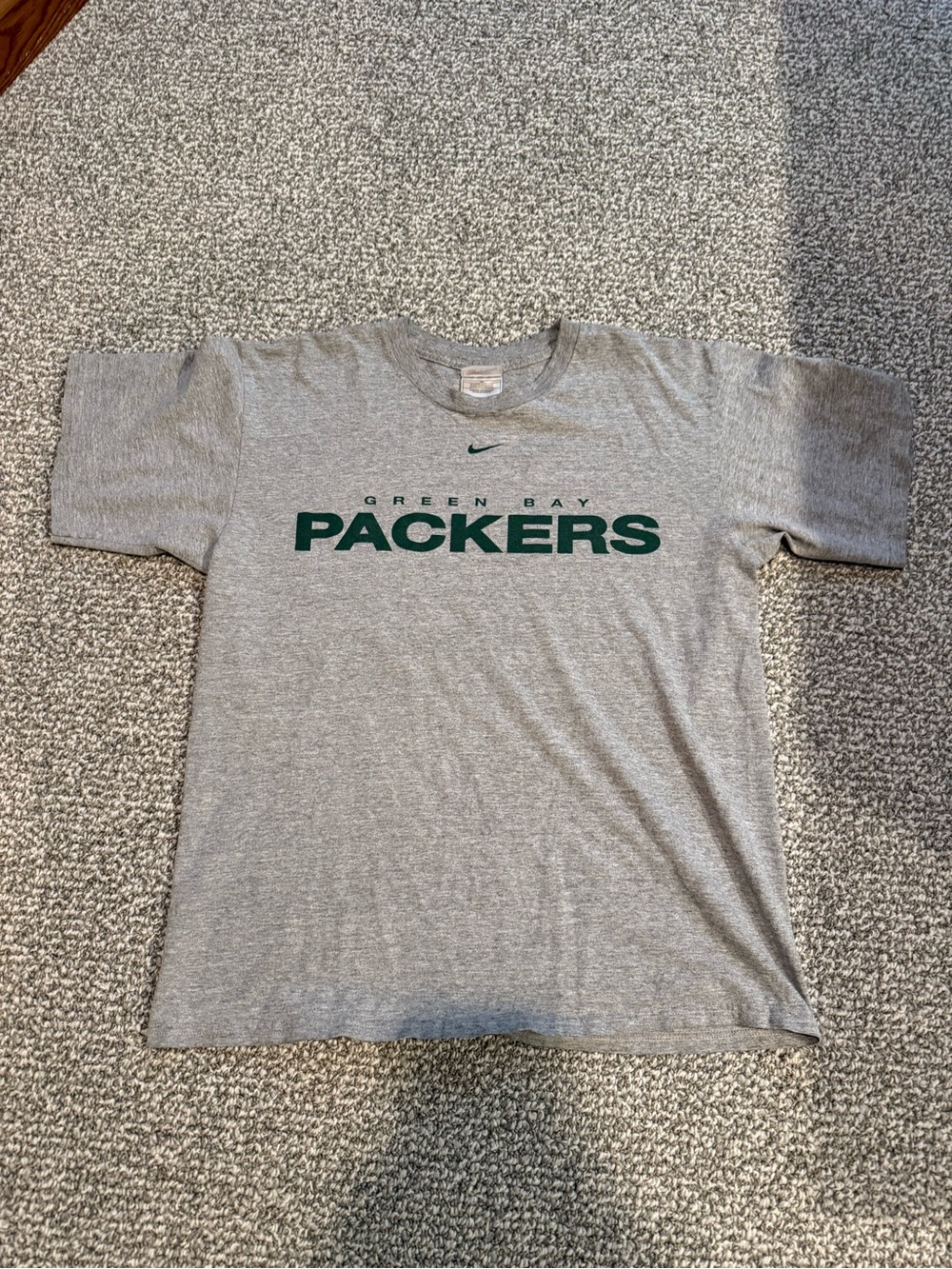 Vintage Green Bay Packers Nike Center Swoosh NFL Shirt